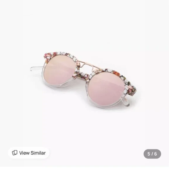 NWT. KREWE ST. LOUIS MIRRORED | LOTUS TO CRYSTAL ROSE GOLD - Picture 7 of 10